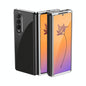 Shockproof Clear Phone Case for Samsung Galaxy z Fold 4 - Silver