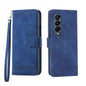 Premium Leather Tpu Case for Samsung Galaxy z Fold 4 / 5g - Blue
