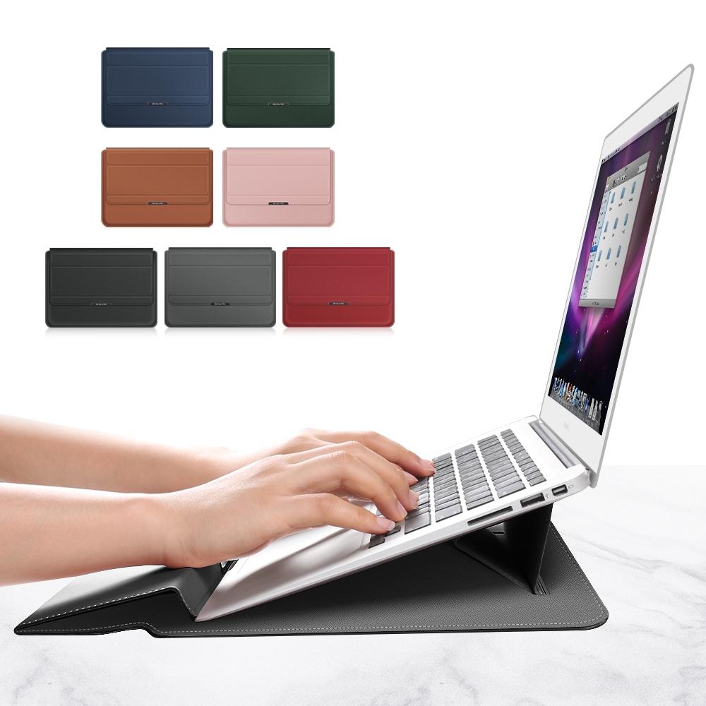 Waterproof 4-In-1 Laptop Holder With Wrist Protection - Fits 13 / 14 Inch - Green