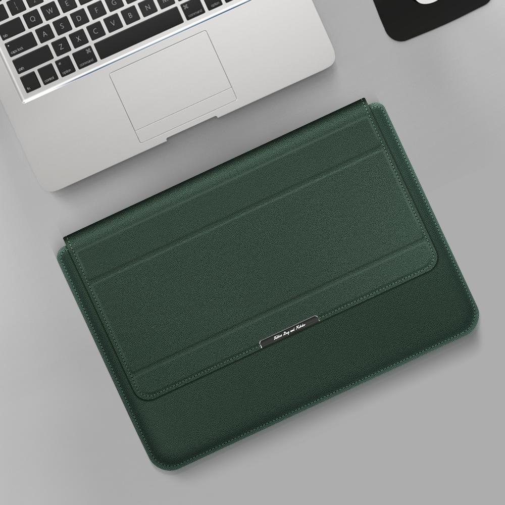 Waterproof 4-In-1 Laptop Holder With Wrist Protection - Fits 13 / 14 Inch - Green