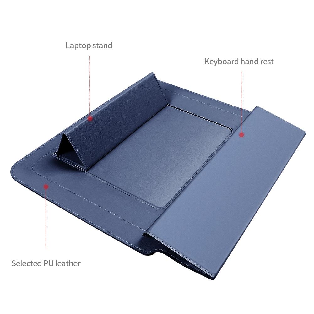 Waterproof 4-In-1 Laptop Holder With Wrist Protection - Fits 13 / 14 Inch - Green