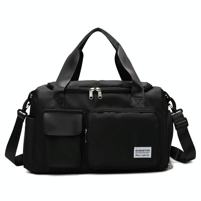 Waterproof Gym Bag For Travel - Size L - Green Pink