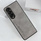 Crystal Leather Foldable Case for Samsung Galaxy z Fold 4 - Light Grey
