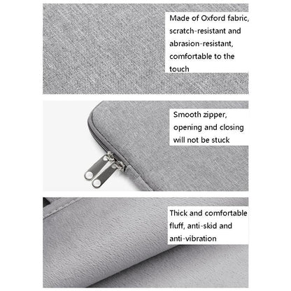 12 Inch Protective Laptop Liner Bag Cover - Lightweight Gray