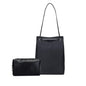 Large Apple Macbook Shoulder / Messenger Bag - Handheld - Navy + Black Pu Power Bag