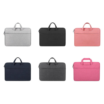 Waterproof Laptop Handbag - 15.6 Inches Shock-Absorbing & Large-Capacity - Deep Sky Gray