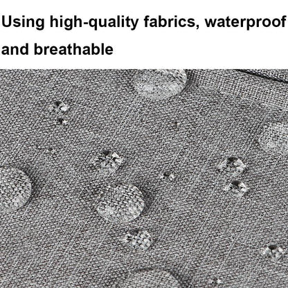 Waterproof Laptop Handbag - 15.6 Inches Shock-Absorbing & Large-Capacity - Deep Sky Gray