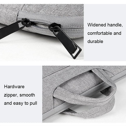 Waterproof Laptop Handbag - 15.6 Inches Shock-Absorbing & Large-Capacity - Deep Sky Gray