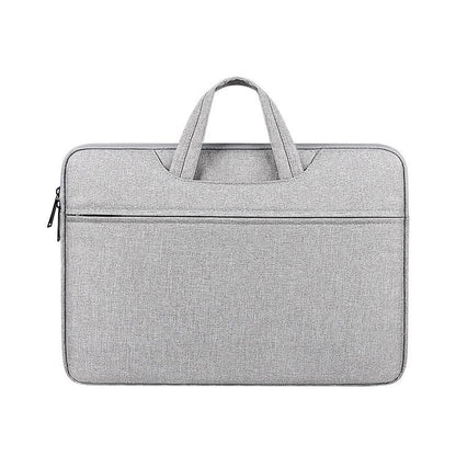 Waterproof Laptop Handbag - 15.6 Inches Shock-Absorbing & Large-Capacity - Deep Sky Gray