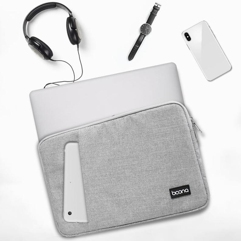 13 Inch Protective Laptop Liner Bag Cover - Lightweight Gray