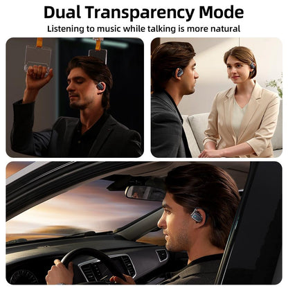 Waterproof True Wireless Noise-cancelling Bluetooth Earbuds - Orange