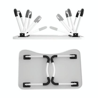 Adjustable Folding Laptop Desk with Non-slip W-shaped Legs - Portable and Compact - Hcb5116E