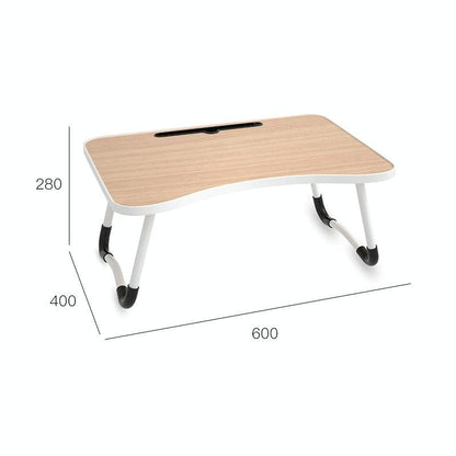 Adjustable Folding Laptop Desk with Non-slip W-shaped Legs - Portable and Compact - Hcb5116E