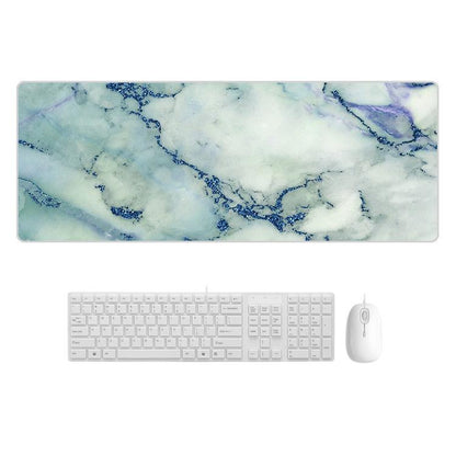 Sturdy Marbled Rubber Mouse Pad - Blue Marble