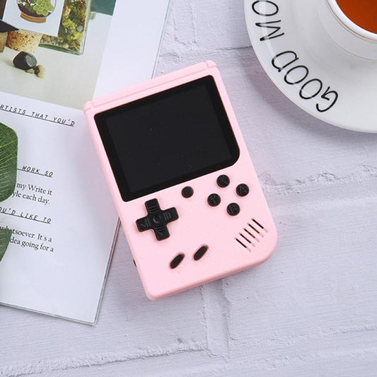 Retro Mini Handheld Game Console - 3.0 Inch 800 Games Av Output - Pink