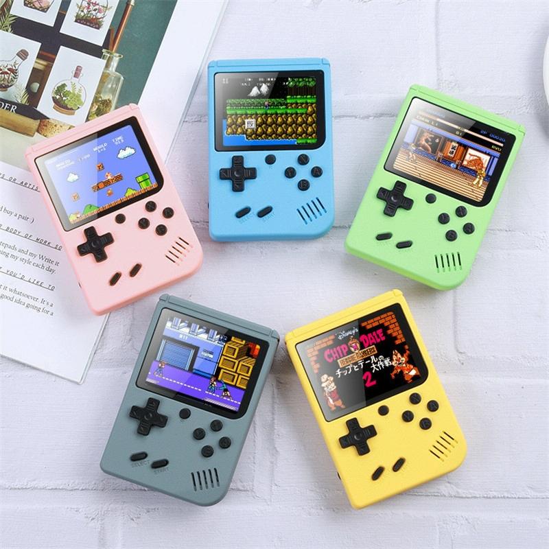 Retro Mini Handheld Game Console - 3.0 Inch 800 Games Av Output - Pink