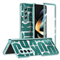 Foldable Electroplated Phone Case for Samsung Galaxy z Fold 4 5g with Hinge - Green