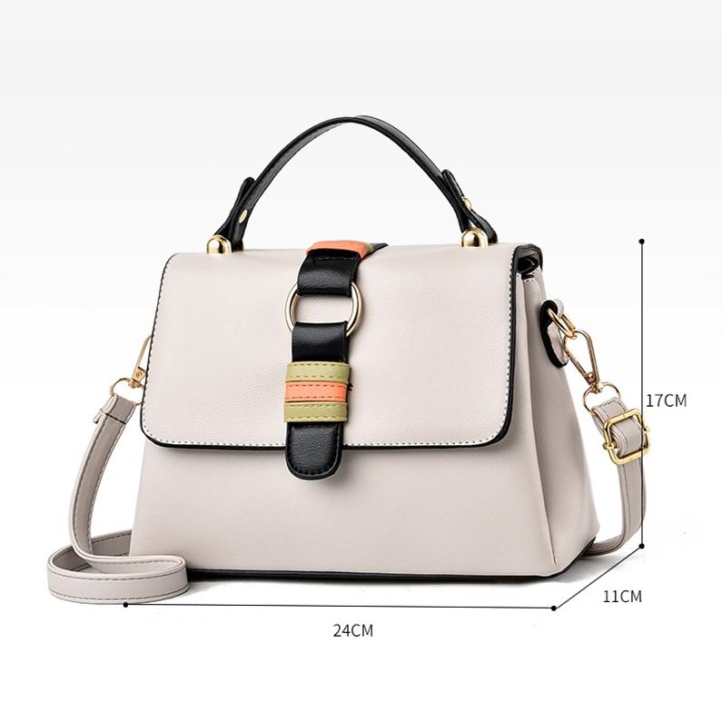 Versatile Small Square Handbag For Women - Apricot