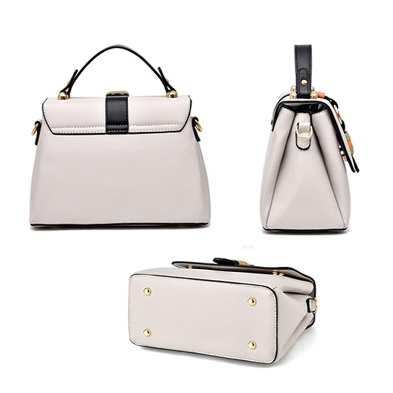 Versatile Small Square Handbag For Women - Apricot