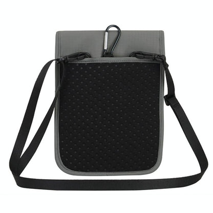 Rfid Passport Storage Bag Anti Theft Messenger - Light Grey