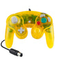 5 Piece Wired Game Controller for Nintendo Ngc - Transparent Yellow