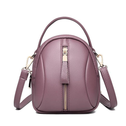 Multi Compartment Shoulder Bag For Women - Grey