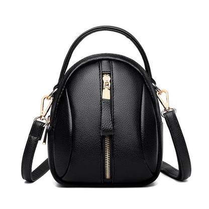 Multi Compartment Shoulder Bag For Women - Grey