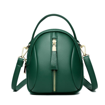 Multi Compartment Shoulder Bag For Women - Grey