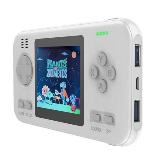 Portable Game Console With 8000Mah Battery And Colour Screen - White