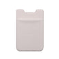 Lycra Phone Card Holder Stretch Back Sticker Wallet For Cards Bus Pass Bank Fits Most Phones - White