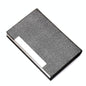 Stainless Steel Card Holder Sleek Business Accessory - Gray