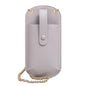 Compact Cell Phone Crossbody Bag - Grey