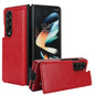 Full Coverage Double Buckle Phone Case for Samsung Galaxy z Fold 4 - Red