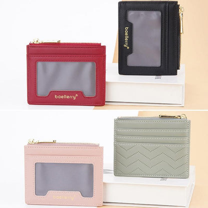 Light & Thin Card Bag Multifunctional Coin Purse - Pink