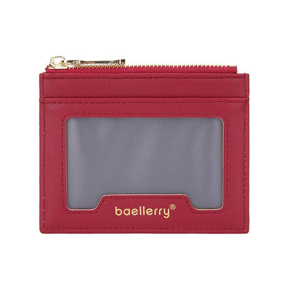 Light & Thin Card Bag Multifunctional Coin Purse - Pink