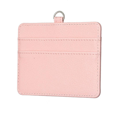 Horizontal Id Card Bag & Lanyard - Green