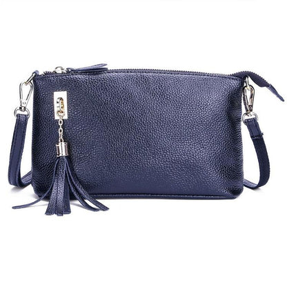 Fringed One Shoulder Bag For Women Large Capacity Casual - Rose Red