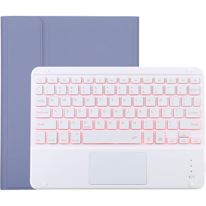 Bluetooth Tablet Case For Ipad 10.2 / Ipad Air 2019 With Touch Pad & Backlight & Pen Holder - Detachable - Pink