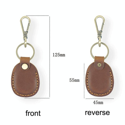 Vintage Leather Proximity Card Holder Access Control - Blue