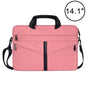 Stylish Zipper Laptop Bag With Shoulder Strap - Durable & Breathable - Pink