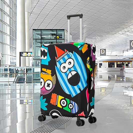 Thick Elastic Luggage Cover for Outdoor Travel - Fits 22-24 Inches - T-021 - S (17-20 Inches)