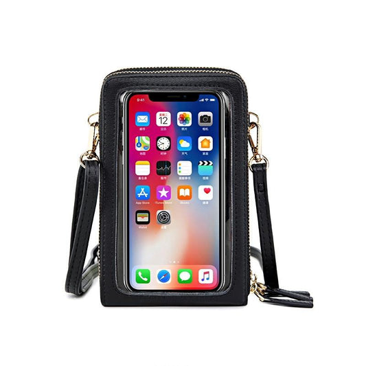 Multifunctional Touch Screen Phone Bag - Black