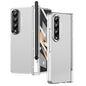 For Samsung Galaxy Z Fold4 5G Samsung Fold 4 Hinge Flip Case - Two Tone Contact Lens - Transparent