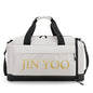 Large Capacity Waterproof Sports Bag With Dry / Wet Separation - Beige