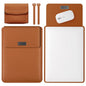 Lightweight 4-in-1 Leather Laptop Bag - 13 / 14 Inches Portable - Brown