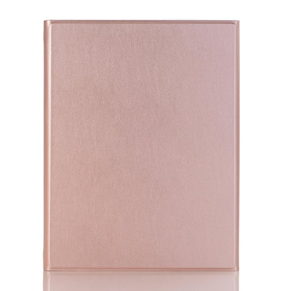 Bluetooth Keyboard Leather Case For Ipad Pro 10.5 With Touch Control - Lambskin Texture Compatible With 10.2 2021 & 2020 & 2019 / Air 3 - Pink
