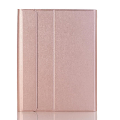 Bluetooth Keyboard Leather Case For Ipad Pro 10.5 With Touch Control - Lambskin Texture Compatible With 10.2 2021 & 2020 & 2019 / Air 3 - Pink