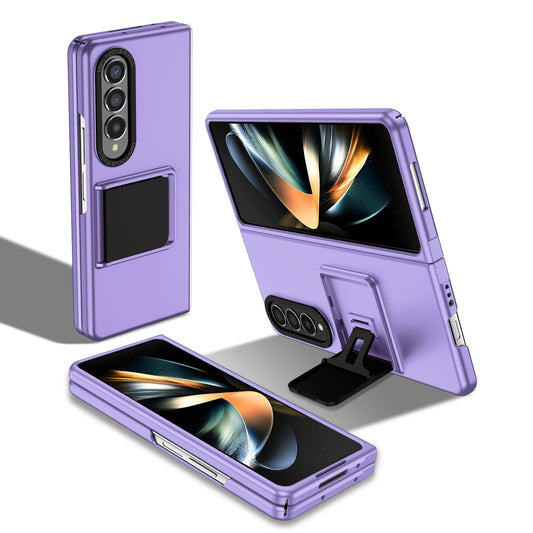 Foldable 3d Design Phone Case for Samsung Galaxy z Fold 4 / 5g - Purple