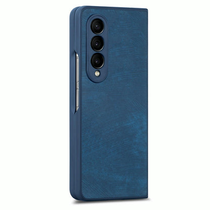 Vintage Leather Fold Case for Samsung Galaxy z Fold 4 - Brown