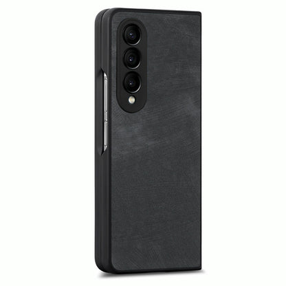 Vintage Leather Fold Case for Samsung Galaxy z Fold 4 - Brown